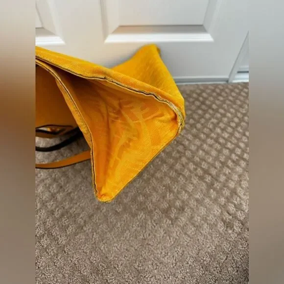 AUTH YELLOW FENDI TOTE!!! - Picture 9 of 14